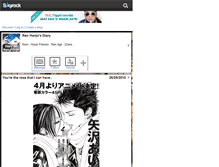 Tablet Screenshot of diary-of-ren-honjo.skyrock.com