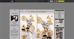 Desktop Screenshot of amazingladygaga.skyrock.com