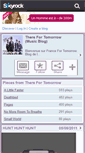 Mobile Screenshot of francefortomorrow.skyrock.com