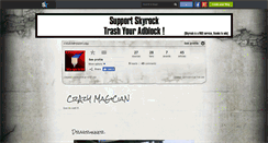 Desktop Screenshot of crazymagician.skyrock.com