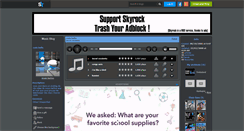 Desktop Screenshot of music-techno.skyrock.com