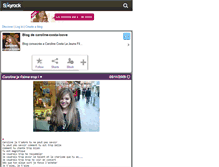 Tablet Screenshot of caroline-costa-loove.skyrock.com