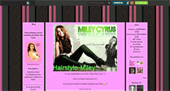Desktop Screenshot of hairstyle-miley.skyrock.com