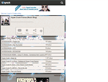 Tablet Screenshot of hypercrush-france.skyrock.com
