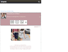 Tablet Screenshot of adoringclothes.skyrock.com