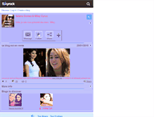 Tablet Screenshot of disney-miley-selena.skyrock.com