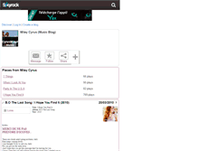 Tablet Screenshot of cyrusmileyh-music.skyrock.com