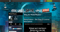 Desktop Screenshot of mistermusics.skyrock.com