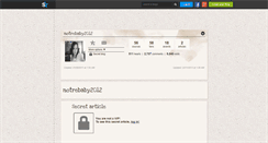 Desktop Screenshot of notrebaby2012.skyrock.com