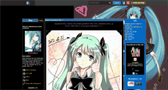 Desktop Screenshot of mikuhatsune.skyrock.com