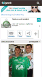 Mobile Screenshot of foot-asse-transferts.skyrock.com