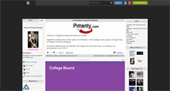 Desktop Screenshot of pimentyshop.skyrock.com