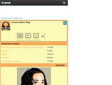 Tablet Screenshot of anastasia-muzik.skyrock.com