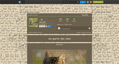 Desktop Screenshot of ma-guerre-des-clans.skyrock.com