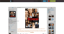 Desktop Screenshot of blogdegreysanatomy.skyrock.com
