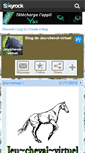 Mobile Screenshot of jeu-cheval-virtuel.skyrock.com