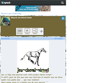 Tablet Screenshot of jeu-cheval-virtuel.skyrock.com