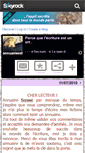 Mobile Screenshot of annuaireexfiction.skyrock.com