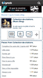 Mobile Screenshot of collection-de-citations.skyrock.com