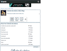 Tablet Screenshot of collection-de-citations.skyrock.com