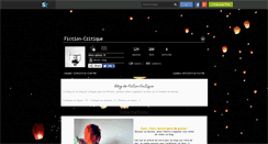 Desktop Screenshot of fiction-critique.skyrock.com