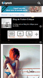 Mobile Screenshot of fiction-critique.skyrock.com