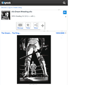 Tablet Screenshot of dream-wrestling.skyrock.com