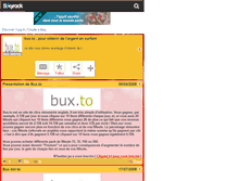 Tablet Screenshot of bux-money.skyrock.com