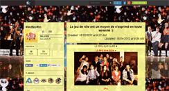 Desktop Screenshot of glee-rpg-msn.skyrock.com