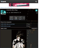 Tablet Screenshot of fanofsimplyd4rk.skyrock.com
