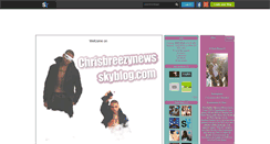 Desktop Screenshot of chrisbreezynews.skyrock.com