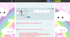 Desktop Screenshot of commu--naru--fairytail.skyrock.com