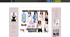 Desktop Screenshot of mode-tendance-vintage.skyrock.com