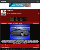 Tablet Screenshot of ford-mustang01.skyrock.com