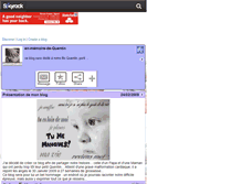 Tablet Screenshot of amonquentin.skyrock.com