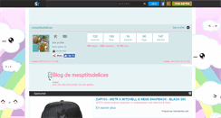 Desktop Screenshot of mesptitsdelices.skyrock.com