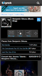 Mobile Screenshot of benjaminsiksouofficiel.skyrock.com