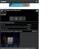 Tablet Screenshot of benjaminsiksouofficiel.skyrock.com