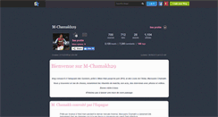 Desktop Screenshot of m-chamakh29.skyrock.com