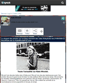 Tablet Screenshot of kate--winslet.skyrock.com