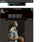 Tablet Screenshot of fandetonyparker.skyrock.com