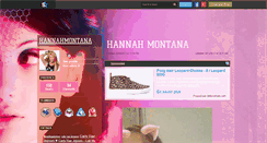 Desktop Screenshot of hannahmontana.skyrock.com