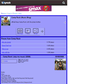 Tablet Screenshot of camp-rock-musics.skyrock.com