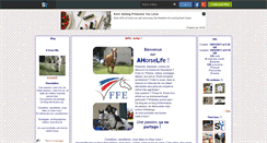 Desktop Screenshot of ahorselife.skyrock.com