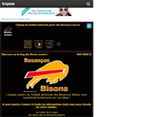 Tablet Screenshot of bisons-juniors.skyrock.com