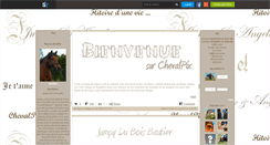 Desktop Screenshot of chevalpix.skyrock.com