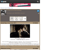 Tablet Screenshot of gautier-fanclub.skyrock.com