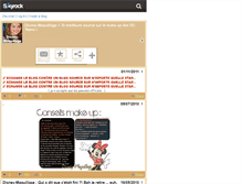 Tablet Screenshot of disney-maquillage.skyrock.com