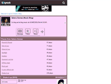 Tablet Screenshot of gomezselena-k-s-music.skyrock.com
