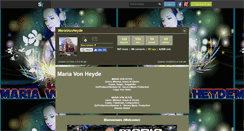 Desktop Screenshot of mariavonheyde.skyrock.com